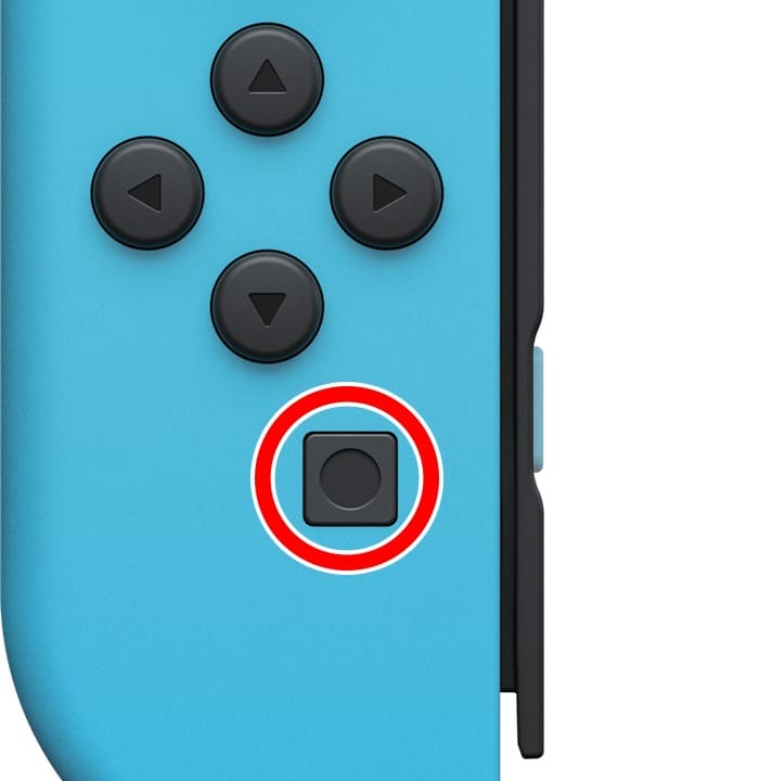 Nintendo Switchのコントローラーのキャブチャーボタン
